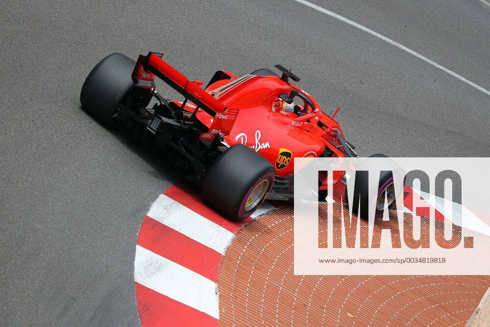 Photo4 LaPresse 24 05 2018 Monte Carlo, Monaco Grand Prix Formula One Monaco 2018 In the pic: Sebastian Vettel (GER) Scuderia Ferrari SF71H & xa9; Photo4 LaPresse 24 05 2018 Monte Carlo, Monaco Sport Grand Prix Formula One Monaco 2018 In the pic: Sebastian Vettel (GER) Scuderia Ferrari SF71H