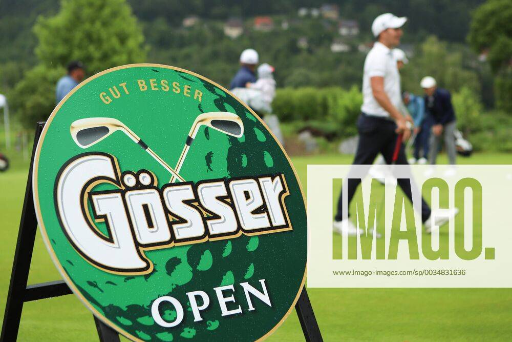 GOLF - Goesser Open 2018 MARIA LANKOWITZ,AUSTRIA,25.MAY.18 - GOLF - Goesser Open, GC Erzherzog Johann. Image shows a feature with a sign. GEPAxpictures xChristianxWalgram