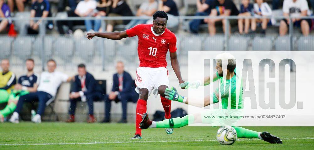 Tissot Arena Biel SWITZERLAND International Football U21 Switzerland France Dimitri Oberlin Switzerland U21