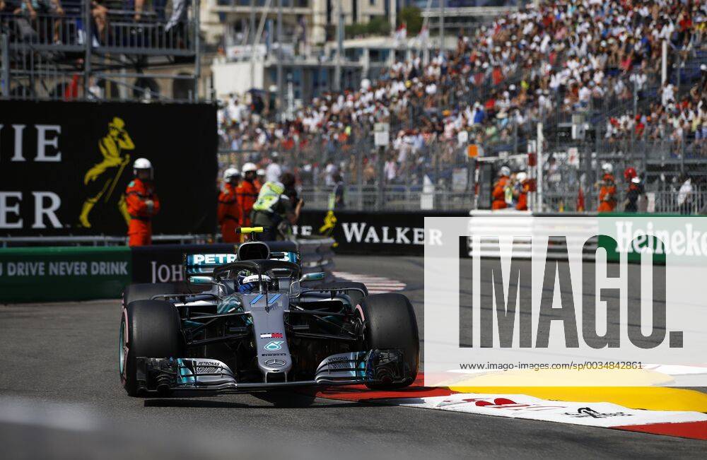 Motorsports: FIA Formula One World Championship WM Weltmeisterschaft 2018, Grand Prix of Monaco, 77 Valtteri Bottas (FIN, Mercedes AMG Petronas Motorsport), Monte Carlo Monaco