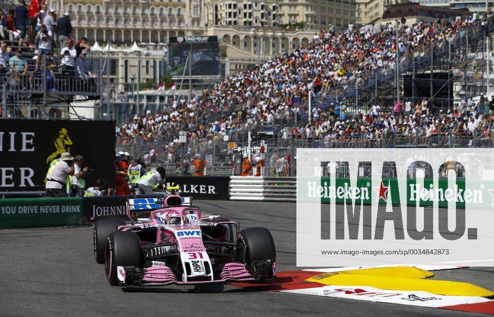 Motorsports: FIA Formula One World Championship WM Weltmeisterschaft 2018, Grand Prix of Monaco, 31 Esteban Ocon (FRA, Sahara Force India F1 Team), Monte Carlo Monaco