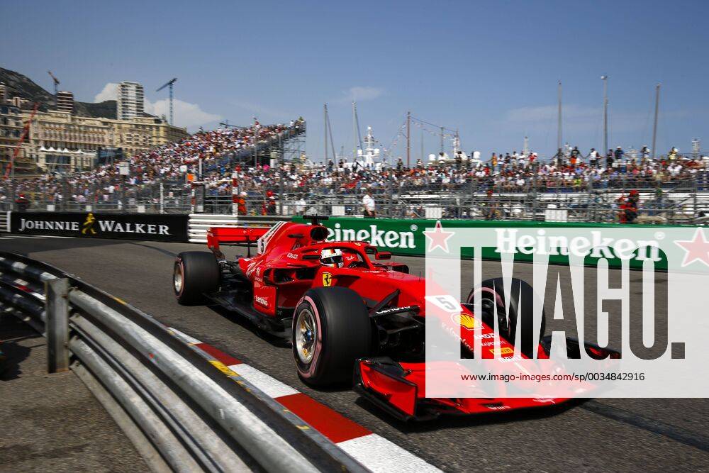 - SPORT Motorsports: FIA Formula One World Championship WM Weltmeisterschaft 2018, Grand Prix of Monaco, 5 Sebastian Vettel (GER, Scuderia Ferrari), Monte Carlo Monaco