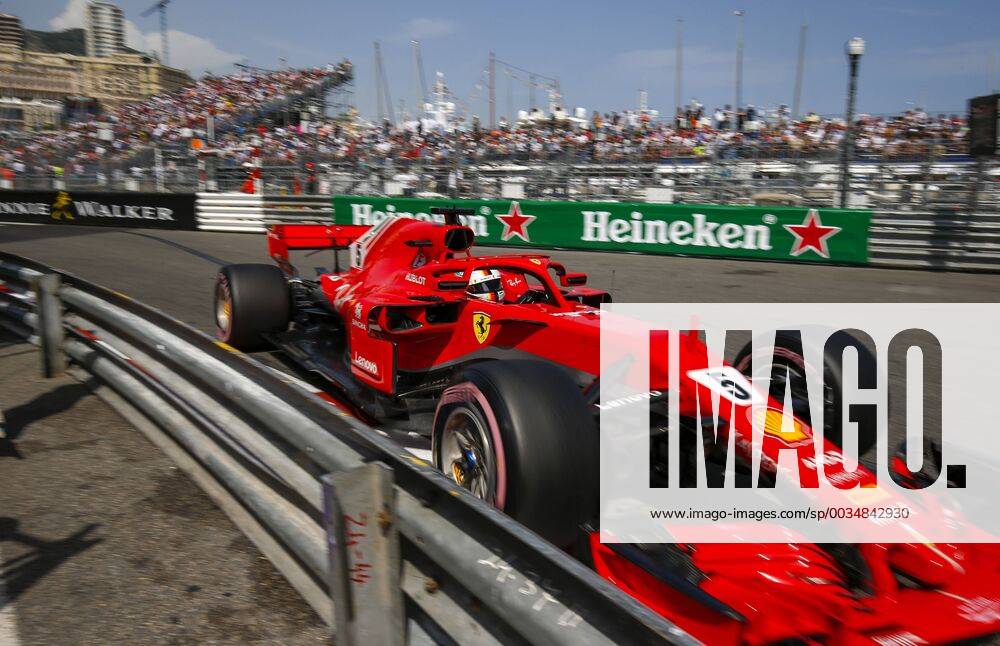 Motorsports: FIA Formula One World Championship WM Weltmeisterschaft 2018, Grand Prix of Monaco, 5 Sebastian Vettel (GER, Scuderia Ferrari), Monte Carlo Monaco