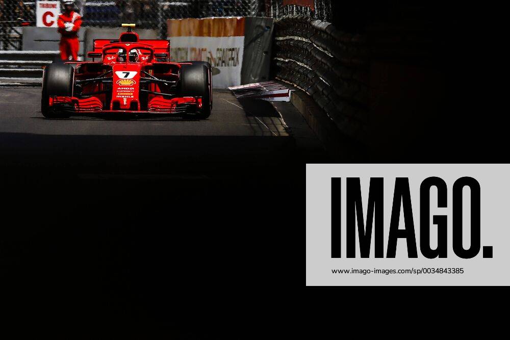 Monaco, Monte Carlo - 07 Kimi Raikkonen from Finland Scuderia Ferrari SF71H during the Monaco Formula One Grand Prix at Monaco on 25 th of May, 2018 in Montecarlo, Monaco. F1 Grand Prix of Monaco - Qualifying - ZUMAn230 20180526_zaa_n230_544