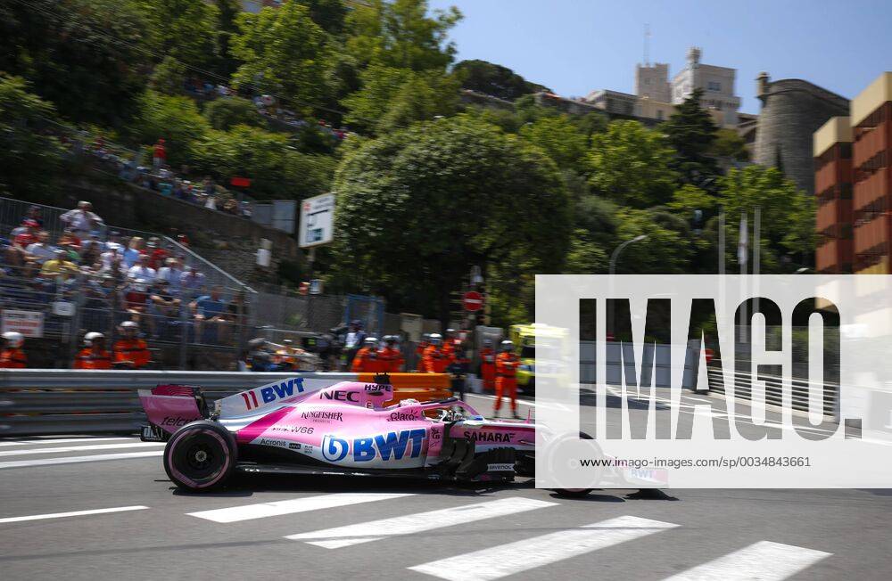 Motorsports: FIA Formula One World Championship WM Weltmeisterschaft 2018, Grand Prix of Monaco, 11 Sergio Perez (MEX, Sahara Force India F1 Team), Monte Carlo Monaco