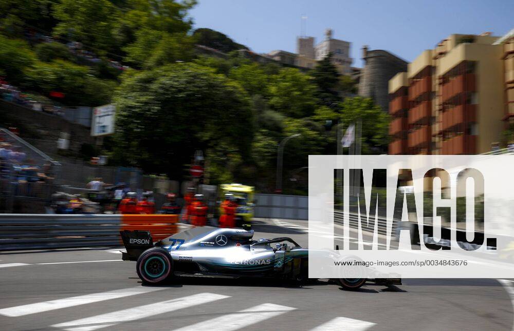 Motorsports: FIA Formula One World Championship WM Weltmeisterschaft 2018, Grand Prix of Monaco, 77 Valtteri Bottas (FIN, Mercedes AMG Petronas Motorsport), Monte Carlo Monaco