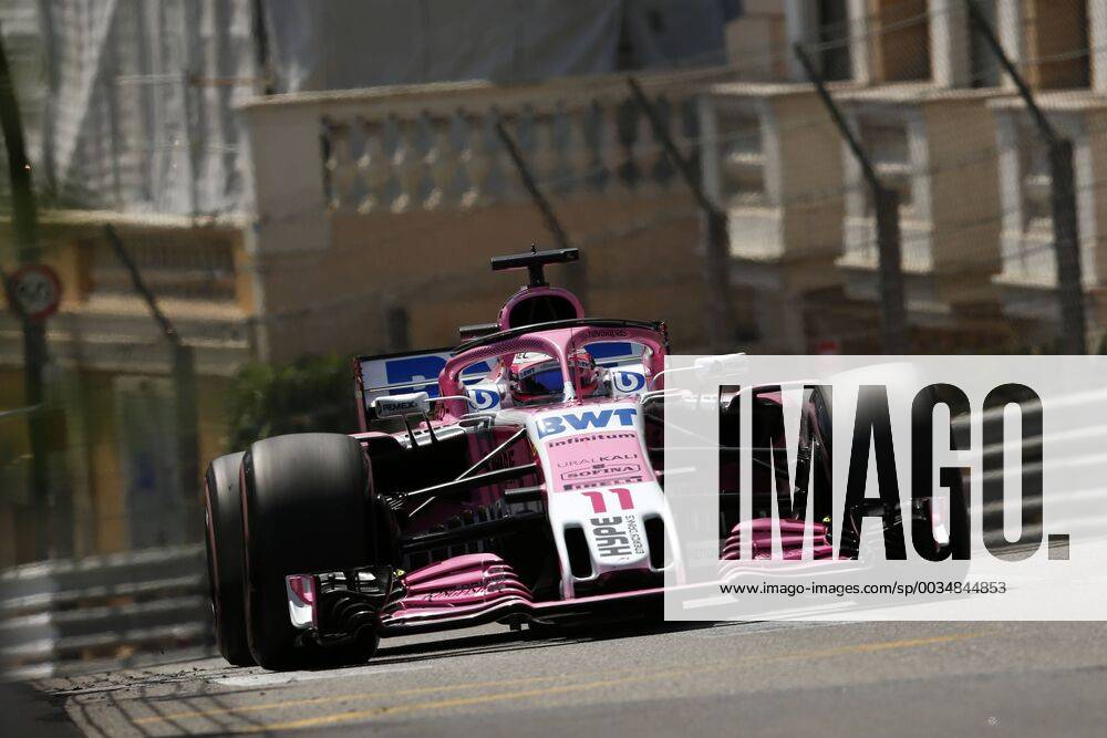 Motorsports: FIA Formula One World Championship WM Weltmeisterschaft 2018, Grand Prix of Monaco, 11 Sergio Perez (MEX, Sahara Force India F1 Team), Monte Carlo Monaco