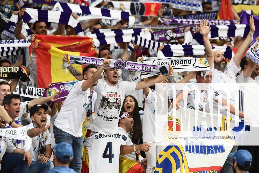 Mg Kiev (Ucraina) 26 05 2018 - finale Champions League Real Madrid-Liverpool foto Matteo Gribaudi Image nella foto: tifosi Real Madrid