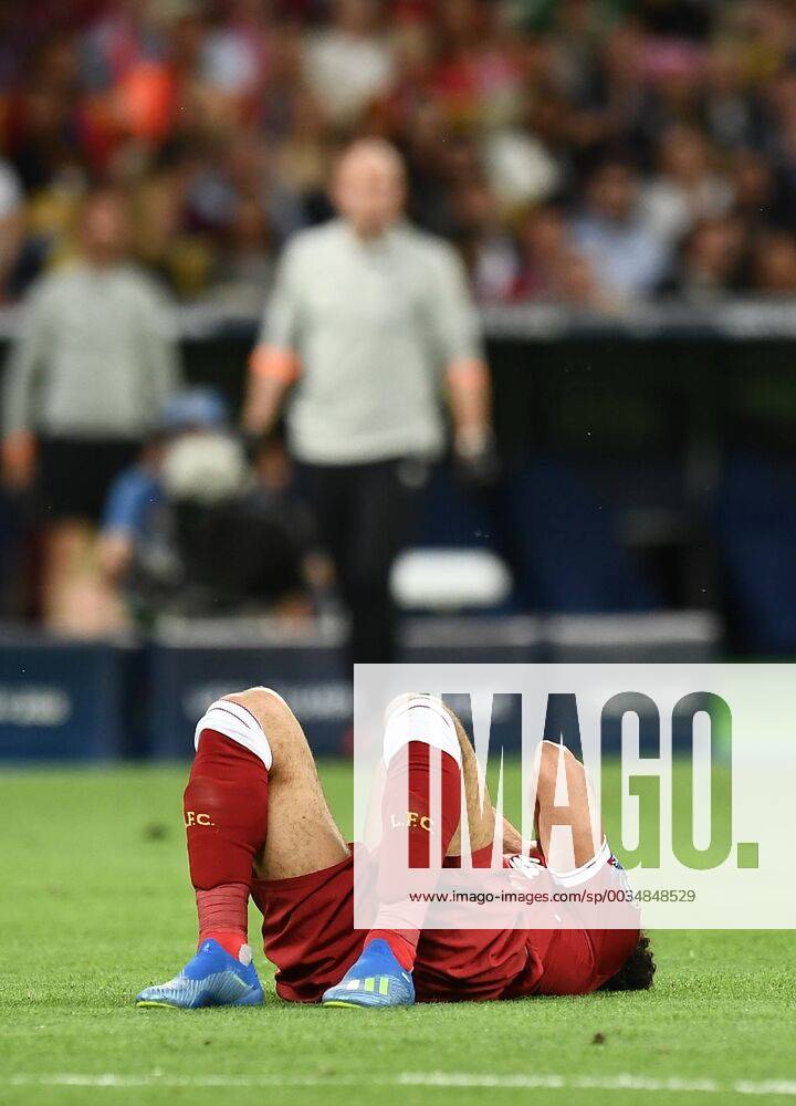 Mg Kiev (Ucraina) 26 05 2018 - finale Champions League Real Madrid-Liverpool foto Matteo Gribaudi Image nella foto: Mohamed Salah infortunio