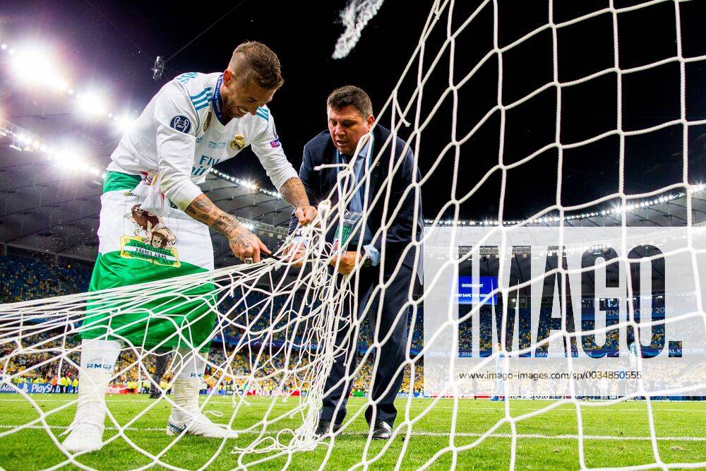 Sergio Ramos or Real Madrid after the UEFA Champions League final between Real Madrid and Liverpool on May 26, 2018 in Kyiv Photo Vegard Wivestad GRAD PICTURE BENCH N Code VG 170178
