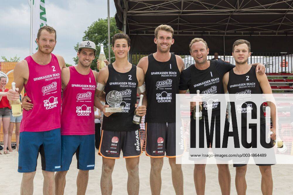Sparkassen Beach Cup Coesfeld 27 05 2018 Samuel O Dea Daniel Wernitz 2nd place Sven Winter Alexander Walkenhorst 1st place Marcus Popp Eric Stadie 3rd place Sparkassen Beach Cup Coesfeld am 27 05 2018 Coesfeld