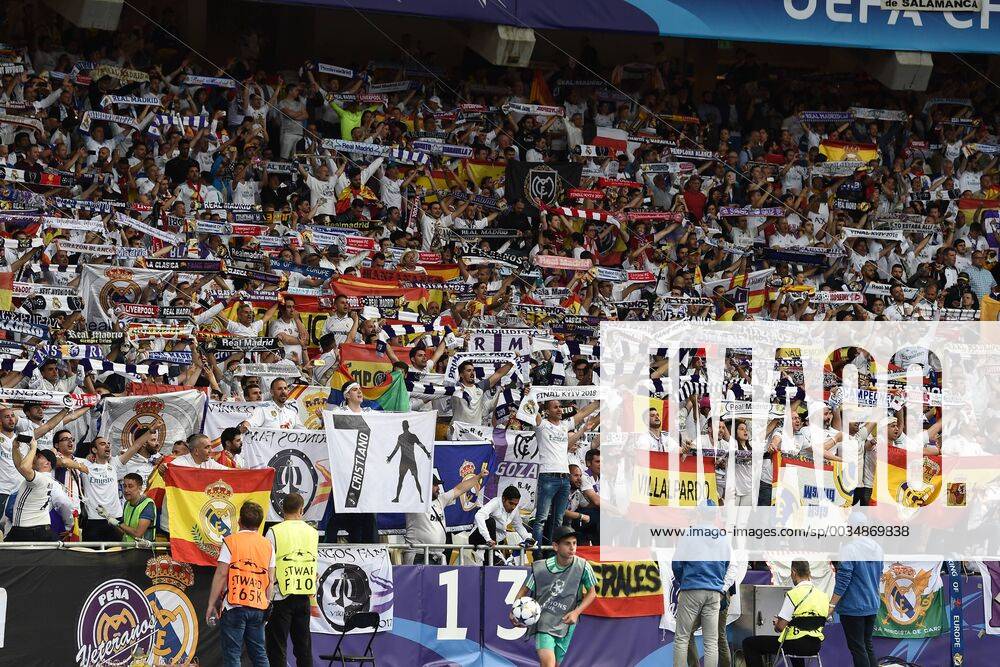 Mg Kiev (Ucraina) 26 05 2018 - finale Champions League Real Madrid-Liverpool foto Matteo Gribaudi Image nella foto: tifosi Real Madrid