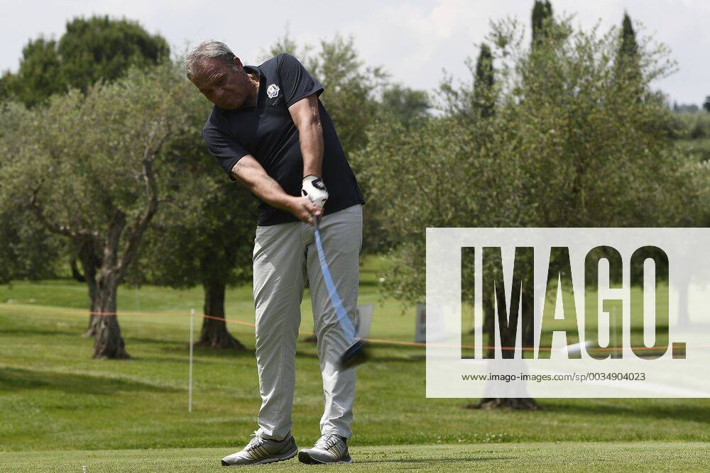 Photo Richard Morgano - LaPresse 30 May 2018 - Brescia (Italy) Golf Garda Golf - Soiano del Garda 75& xb0; Open D Italia Rolex Pro-AM In the pic: Claudio Amendola