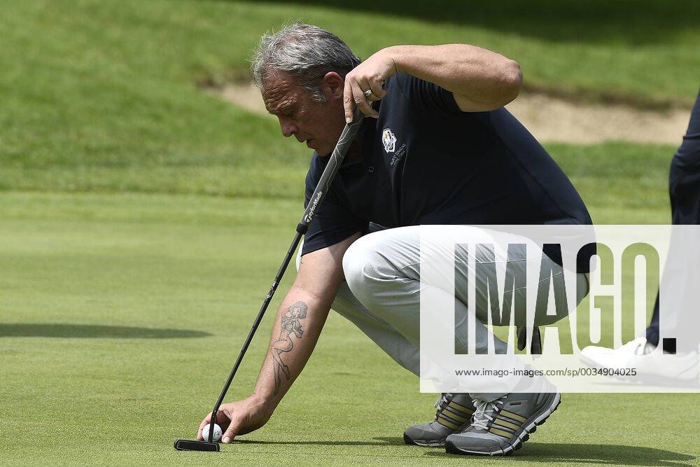 Photo Richard Morgano - LaPresse 30 May 2018 - Brescia (Italy) Golf Garda Golf - Soiano del Garda 75& xb0; Open D Italia Rolex Pro-AM In the pic: Claudio Amendola