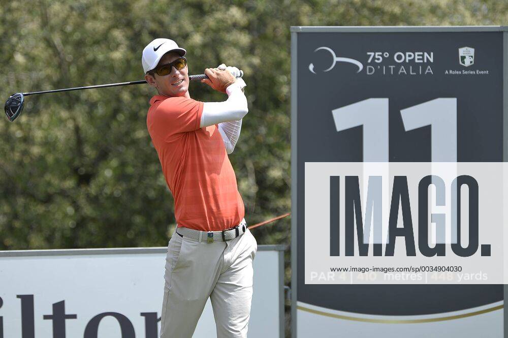 Photo Richard Morgano - LaPresse 30 May 2018 - Brescia (Italy) Golf Garda Golf - Soiano del Garda 75& xb0; Open D Italia Rolex Pro-AM In the pic: Nino Bertasio