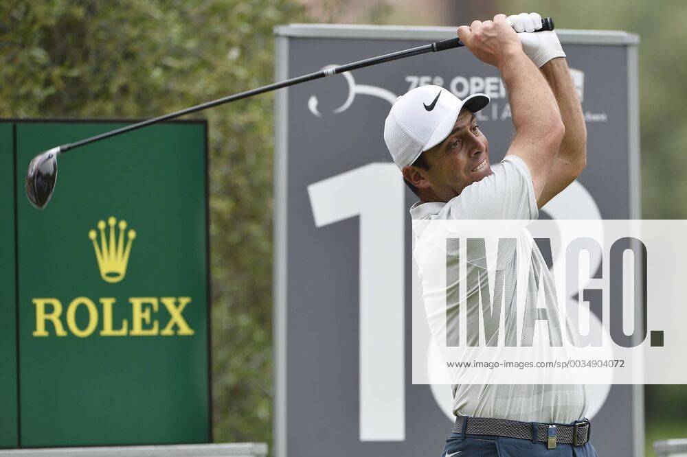 Photo Richard Morgano - LaPresse 30 May 2018 - Brescia (Italy) Golf Garda Golf - Soiano del Garda 75& xb0; Open D Italia Rolex Pro-AM In the pic: Francesco Molinari