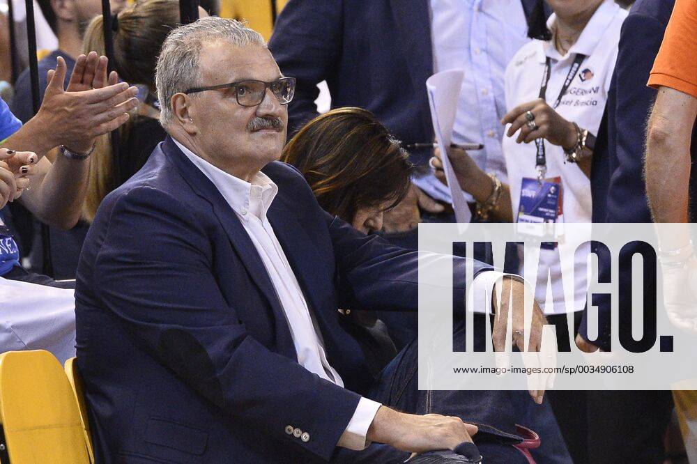 Photo Richard Morgano - LaPresse 30 May 2018 - Brescia (Italy) Basket Serie A basket season 2017-2018 Playoff Semifinals Game 4 Germani Brescia vs EA7 Emporio Armani Olimpia Milano In the pic: Meo Sacchetti