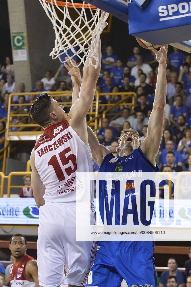 Photo Richard Morgano - LaPresse 30 May 2018 - Brescia (Italy) Basket Serie A basket season 2017-2018 Playoff Semifinals Game 4 Germani Brescia vs EA7 Emporio Armani Olimpia Milano In the pic: Benjamin Ortner