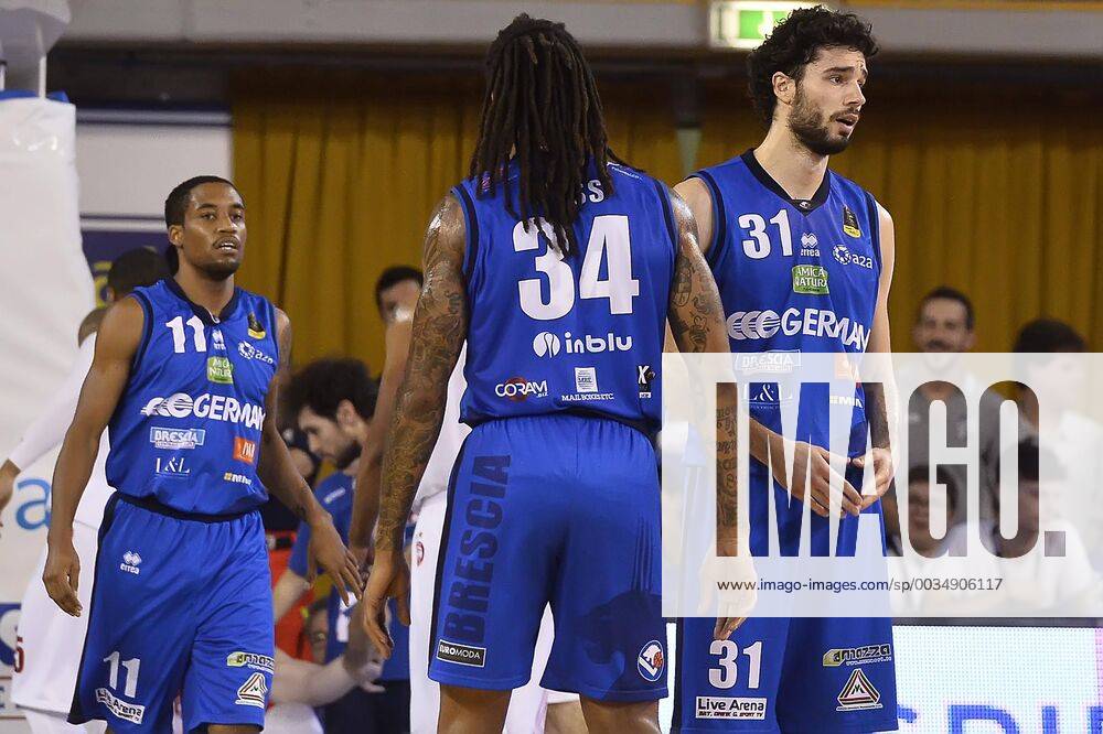 Photo Richard Morgano - LaPresse 30 May 2018 - Brescia (Italy) Basket Serie A basket season 2017-2018 Playoff Semifinals Game 4 Germani Brescia vs EA7 Emporio Armani Olimpia Milano In the pic: Michele Vitali