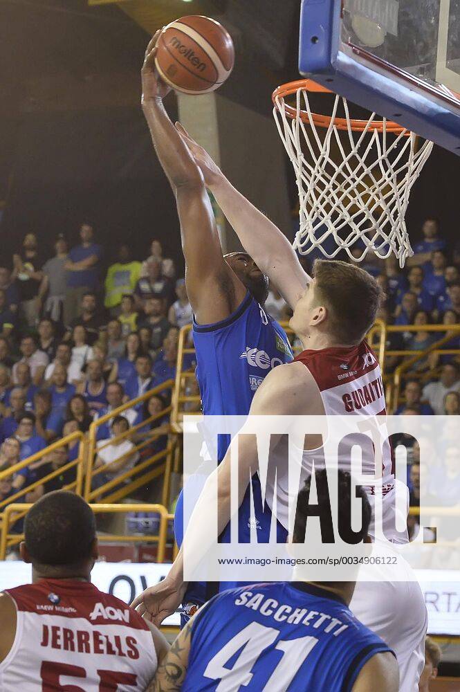 Photo Richard Morgano - LaPresse 30 May 2018 - Brescia (Italy) Basket Serie A basket season 2017-2018 Playoff Semifinals Game 4 Germani Brescia vs EA7 Emporio Armani Olimpia Milano In the pic: Marcus Landry