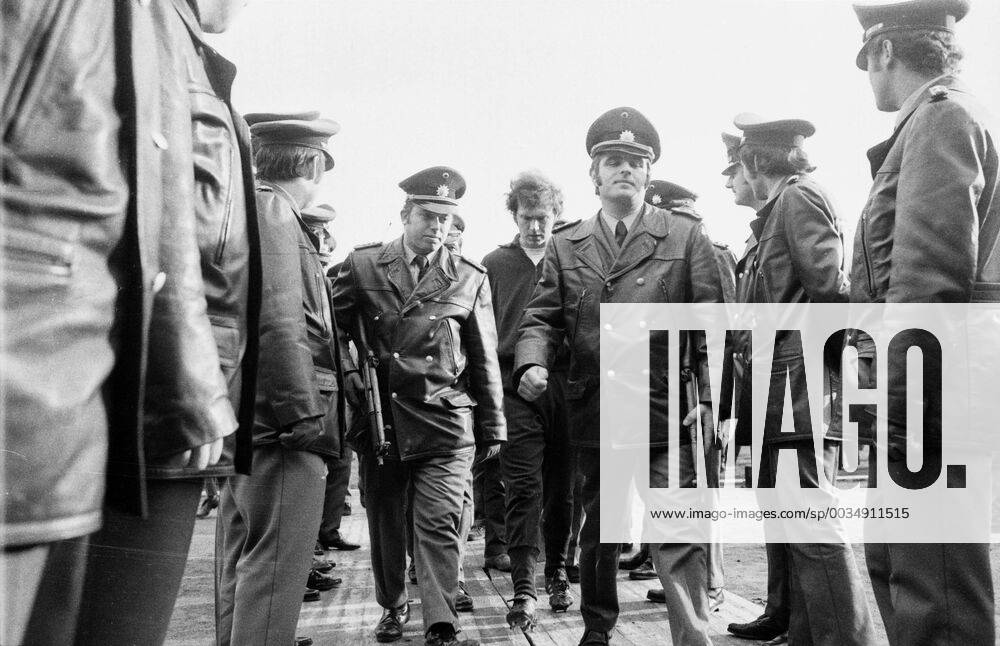 History of FC Bayern Franz Beckenbauer leaves under police protection the stadium in Kaiserslautern Kaiserslautern Germany Betzenberg Stadium