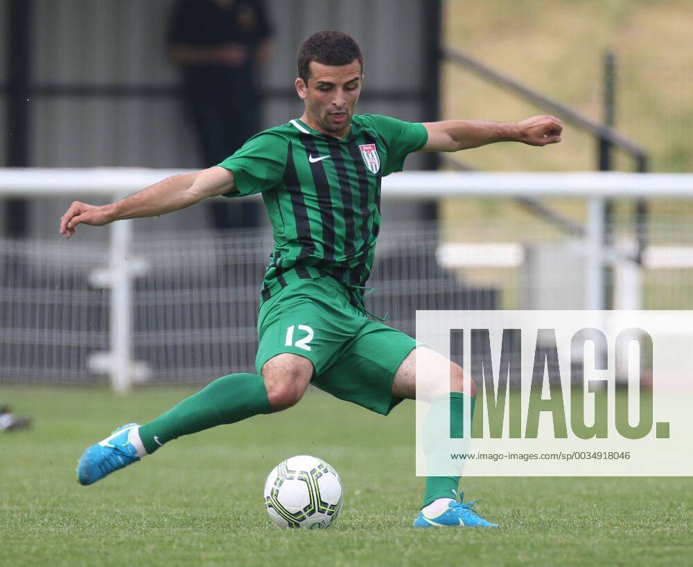 London, England, United Kingdom - Khugaev of Abkhazia .during Conifa Paddy Power World Football Cup 2018 Group B match between Abkhazia against Tibet at Queen Elizabeth II Stadium (Enfield Town FC), London, on 31 May 2018 Abkhazia v Tibet - CONIFA World Football Cup 2018 - ZUMAn230 20180531_zaa_n230_881