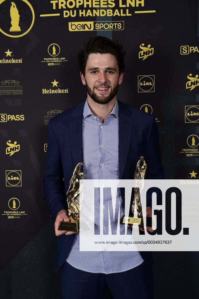Youenn Cardinal - trophee MVP proligue HANDBALL : Ceremonie des trophees des champions LNH 2018 - Paris - 01 06 2018 JBAutissier Panoramic