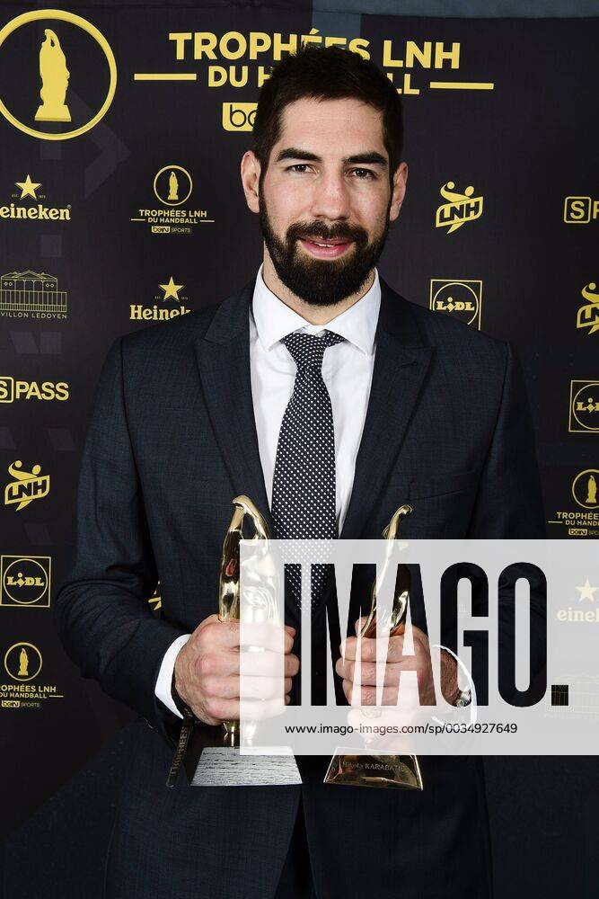 Nikola Karabatic - MVP et trophee du meilleur demi centre de la lidl Starligue HANDBALL : Ceremonie des trophees des champions LNH 2018 - Paris - 01 06 2018 JBAutissier Panoramic