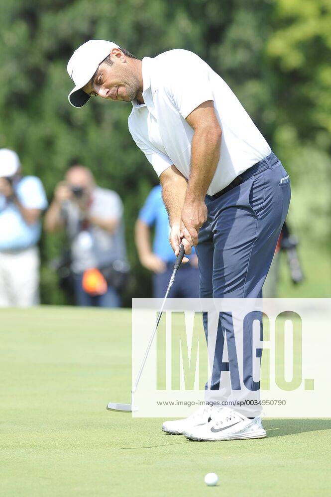 Photo Richard Morgano - LaPresse 03 June 2018 - Brescia (Italy) Golf Garda Golf - Soiano del Garda 75& xb0; Open D Italia Game 4 In the pic: Francesco Molinari