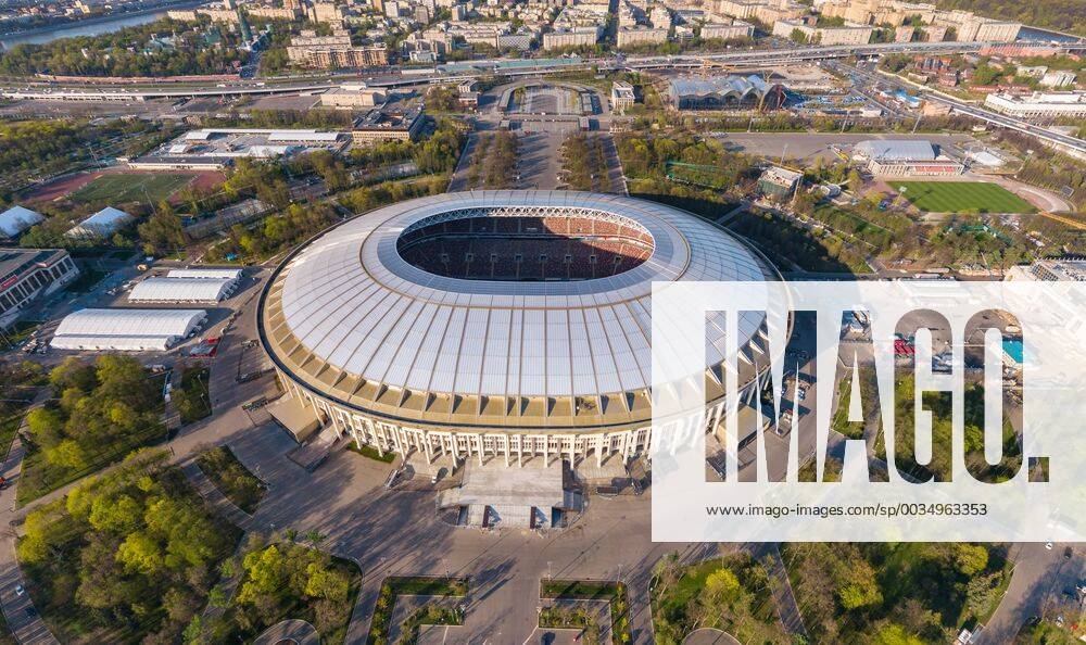 WM 2018 Sportstätte, Olympiastadion Luschniki, Moskau Aerial image of Luzhniki Stadium, Moscow, Russia. AirPanoxLLC