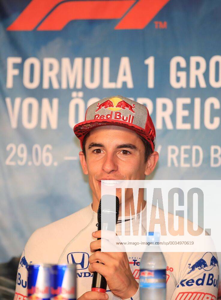 FORMULA 1 - Marc Marquez SPIELBERG,AUSTRIA,05.JUN.18 - MOTORSPORTS, FORMULA 1 - Red Bull Ring, Marc Marquez, press conference PK Pressekonferenz Image shows Marc Marquez (ESP). GEPAxpictures Buehner