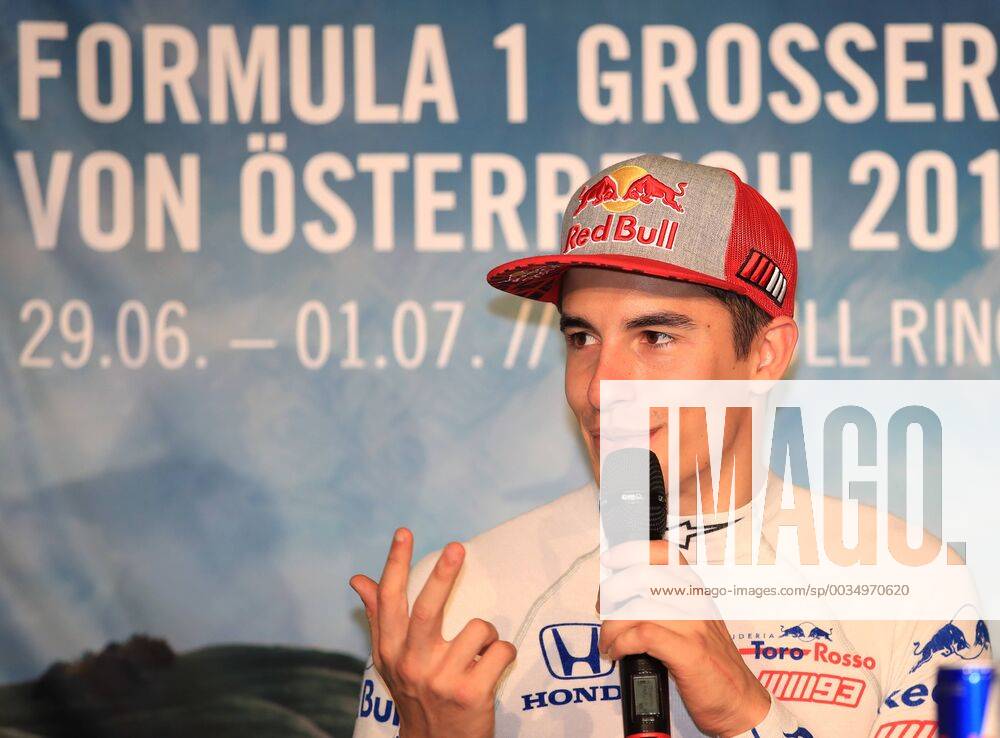 FORMULA 1 - Marc Marquez SPIELBERG,AUSTRIA,05.JUN.18 - MOTORSPORTS, FORMULA 1 - Red Bull Ring, Marc Marquez, press conference PK Pressekonferenz Image shows Marc Marquez (ESP). GEPAxpictures Buehner