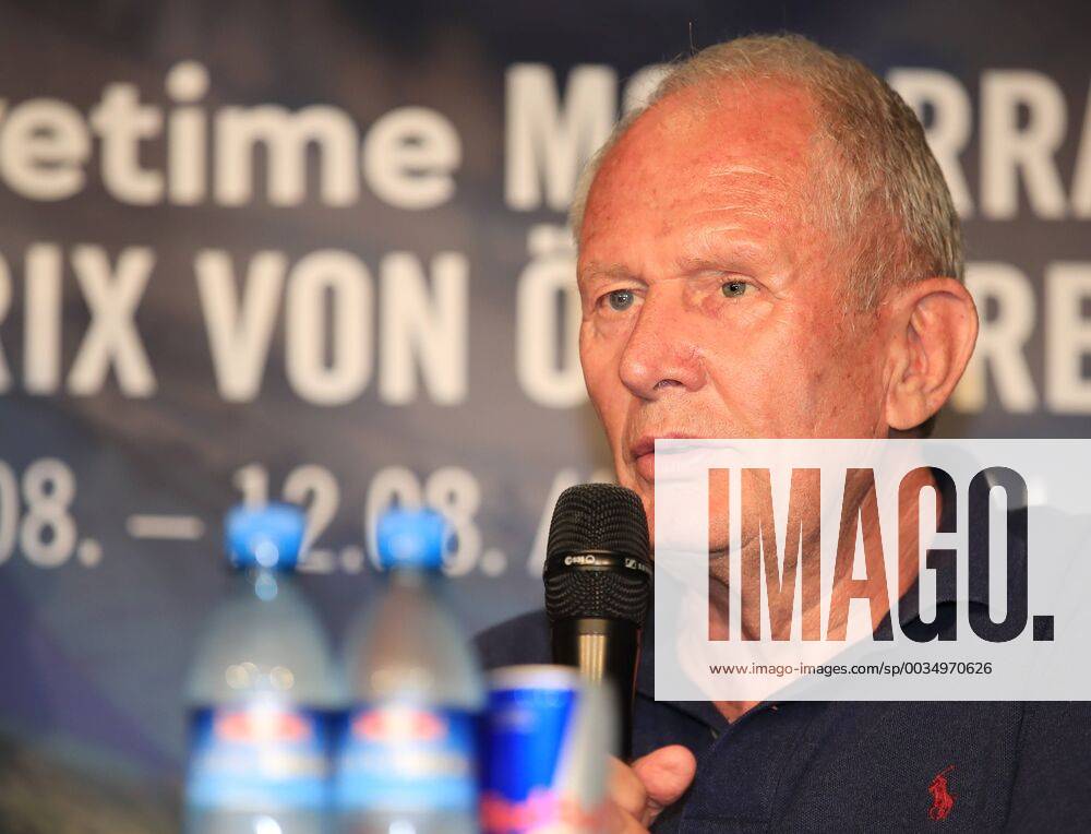 FORMULA 1 - Marc Marquez SPIELBERG,AUSTRIA,05.JUN.18 - MOTORSPORTS, FORMULA 1 - Red Bull Ring, Marc Marquez, press conference PK Pressekonferenz Image shows motorsport consultant Helmut Marko (Red Bull Racing). GEPAxpictures Buehner