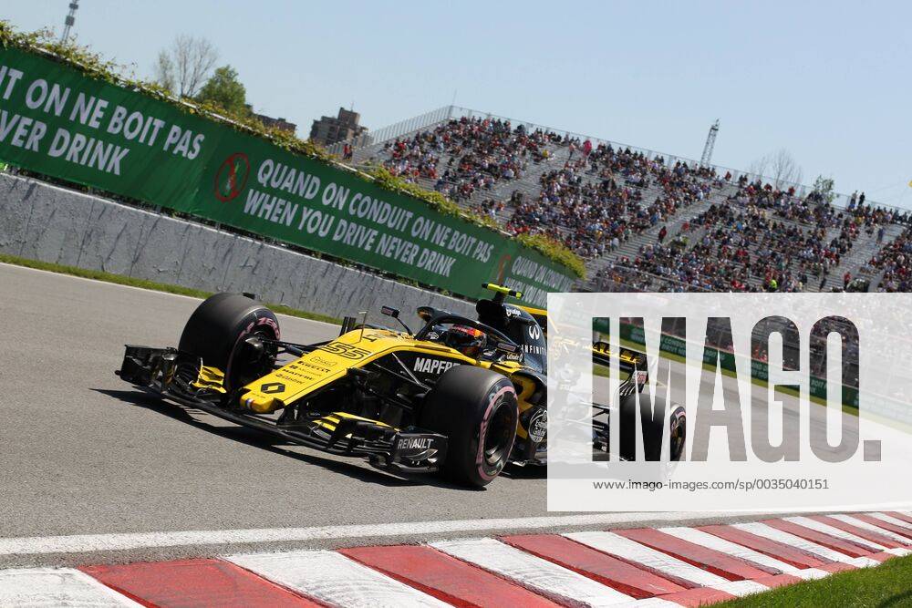 Photo4 LaPresse 08 06 2018 Montreal, Canada Grand Prix Formula One Canada 2018 In the pic: free Practice 1, Carlos Sainz Jr (ESP) Renault Sport F1 Team RS18