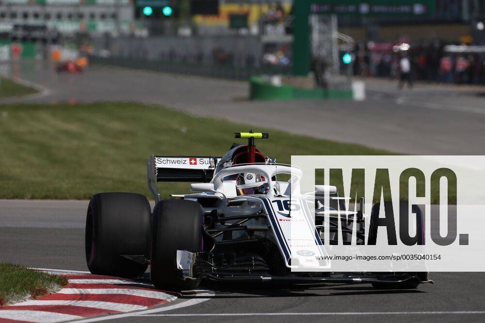 Photo4 LaPresse 08 06 2018 Montreal, Canada Grand Prix Formula One Canada 2018 In the pic: free Practice 1, Charles Leclerc (GER) Alfa Romeo Sauber C37