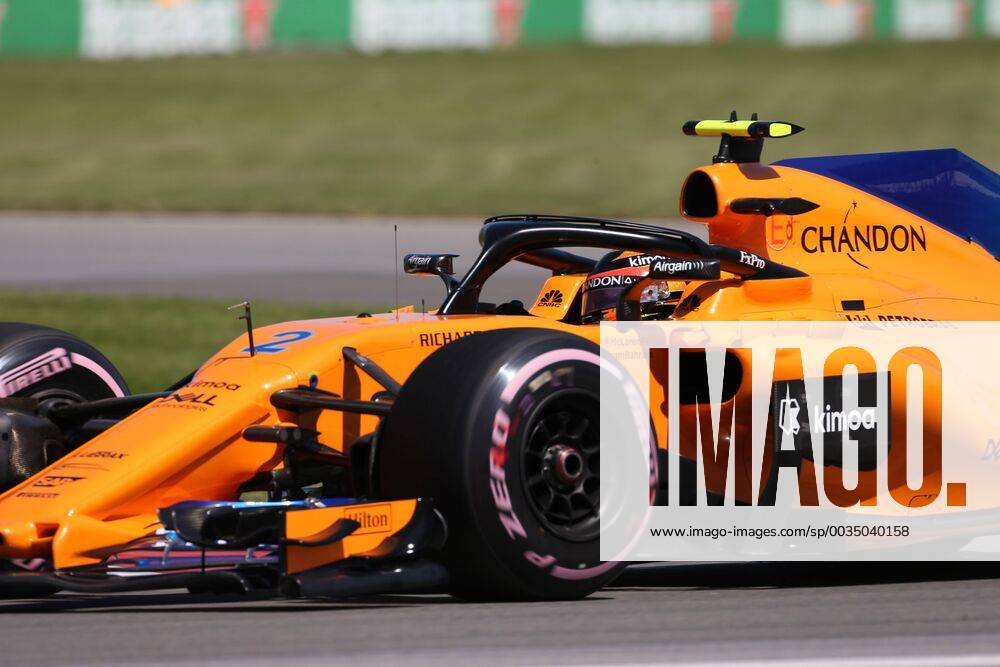 Photo4 LaPresse 08 06 2018 Montreal, Canada Grand Prix Formula One Canada 2018 In the pic: free Practice 1, Stoffel Vandoorne (BEL) McLaren MCL33