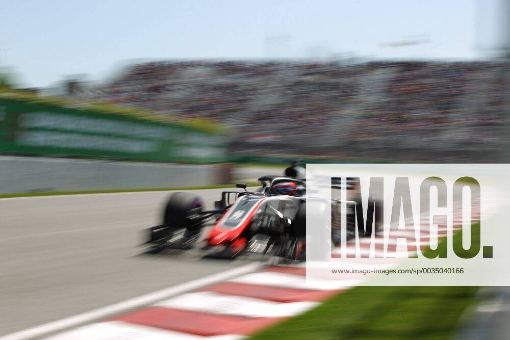Photo4 LaPresse 08 06 2018 Montreal, Canada Grand Prix Formula One Canada 2018 In the pic: free Practice 1, Romain Grosjean (FRA) Haas F1 Team VF-18