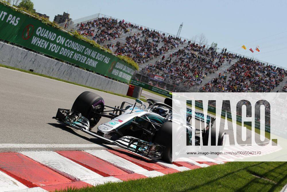 Photo4 LaPresse 08 06 2018 Montreal, Canada Grand Prix Formula One Canada 2018 In the pic: free Practice 1, Valtteri Bottas (FIN) Mercedes AMG F1 W09