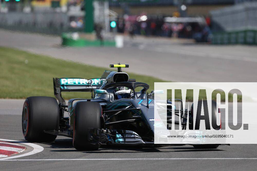 Photo4 LaPresse 08 06 2018 Montreal, Canada Grand Prix Formula One Canada 2018 In the pic: free Practice 1, Valtteri Bottas (FIN) Mercedes AMG F1 W09