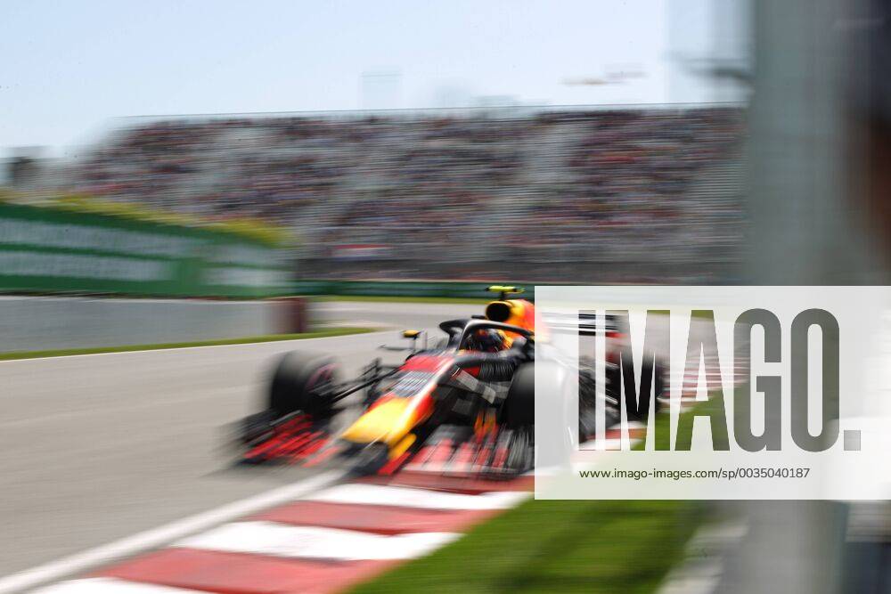 Photo4 LaPresse 08 06 2018 Montreal, Canada Grand Prix Formula One Canada 2018 In the pic: free Practice 1, Max Verstappen (NED) Red Bull Racing RB14