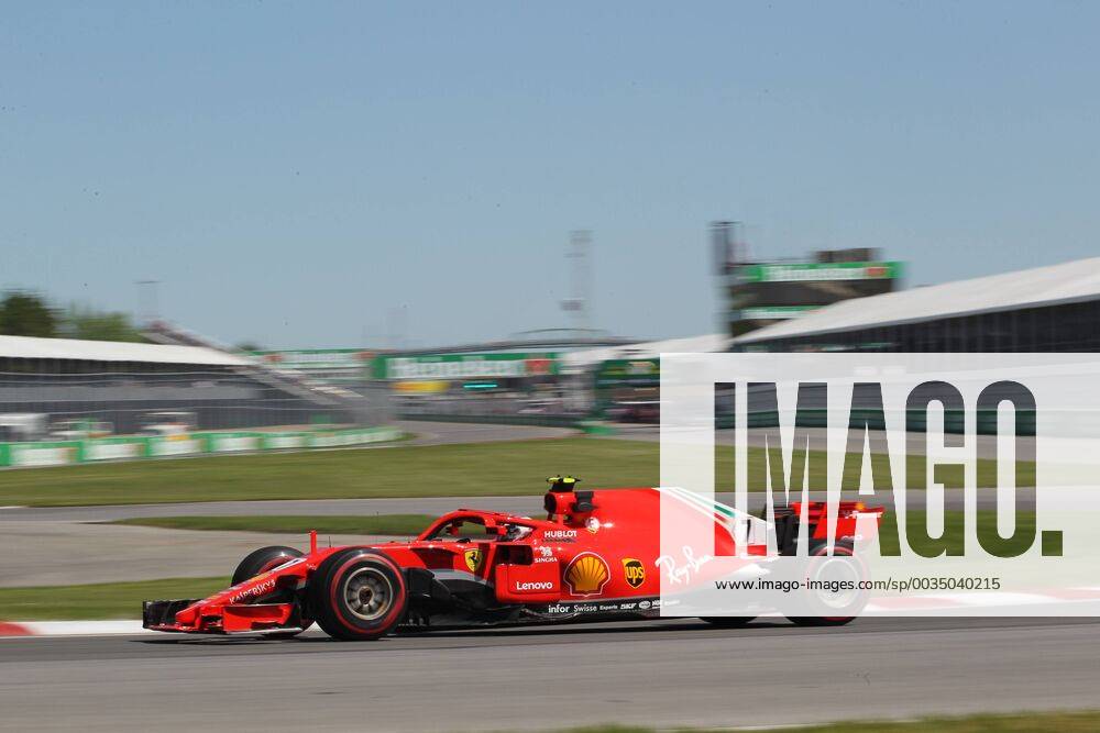 Photo4 LaPresse 08 06 2018 Montreal, Canada Grand Prix Formula One Canada 2018 In the pic: free Practice 1, Kimi Raikkonen (FIN) Scuderia Ferrari SF71H