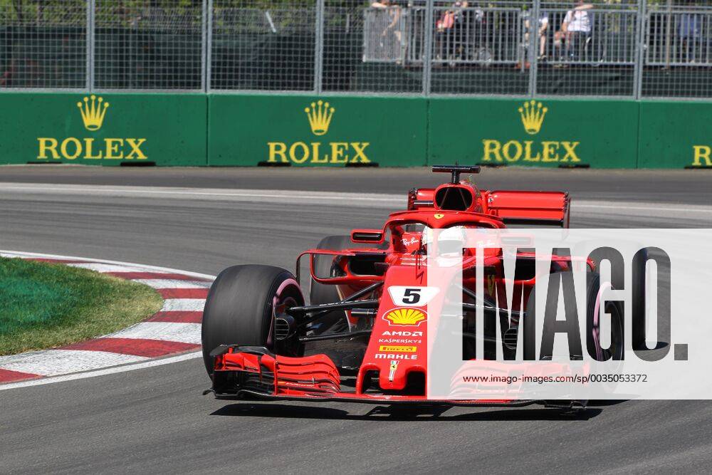 Photo4 LaPresse 09 06 2018 Montreal, Canada Grand Prix Formula One Canada 2018 In the pic: free practice 3, Sebastian Vettel (GER) Scuderia Ferrari SF71H