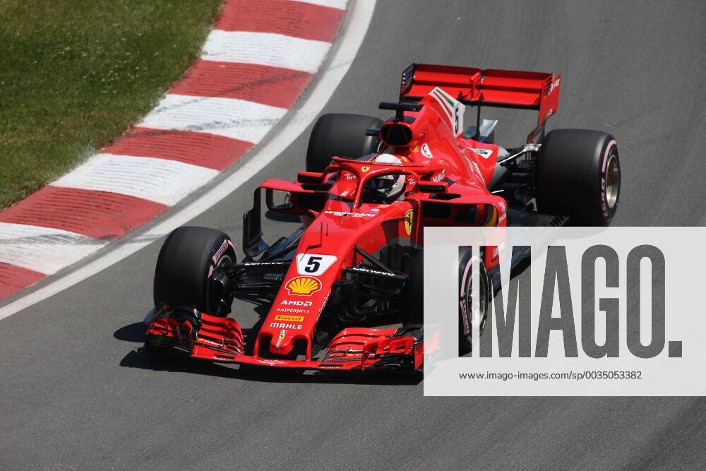 Photo4 LaPresse 09 06 2018 Montreal, Canada Grand Prix Formula One Canada 2018 In the pic: free practice 3, Sebastian Vettel (GER) Scuderia Ferrari SF71H