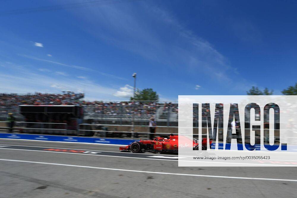9th June 2018, Circuit Gilles-Villeneuve, Montreal, Canada; Canadian Formula One Grand Prix, qualification; Scuderia Ferrari, Sebastian Vettel ActionPlus12035115 Octane