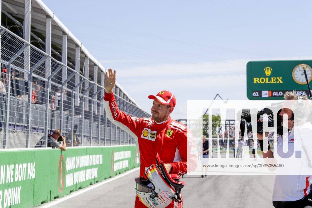 Motorsports: FIA Formula One World Championship WM Weltmeisterschaft 2018, Grand Prix of Canada , 5 Sebastian Vettel (GER, Scuderia Ferrari) Montreal Canada