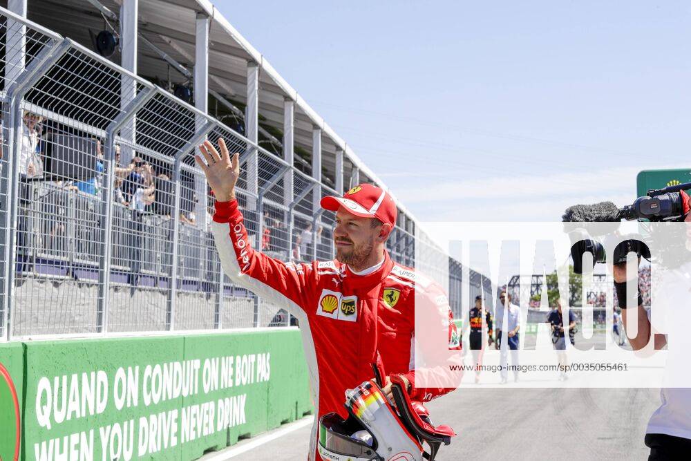 Motorsports: FIA Formula One World Championship WM Weltmeisterschaft 2018, Grand Prix of Canada , 5 Sebastian Vettel (GER, Scuderia Ferrari) Montreal Canada