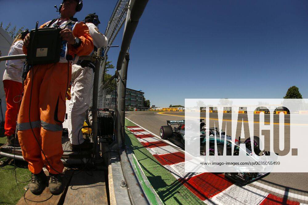 Motorsports: FIA Formula One World Championship WM Weltmeisterschaft 2018, Grand Prix of Canada Marshal 44 Lewis Hamilton (GBR, Mercedes AMG Petronas F1 Team), Montreal Canada