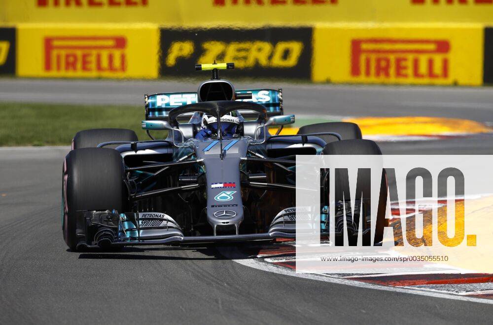 Motorsports: FIA Formula One World Championship WM Weltmeisterschaft 2018, Grand Prix of Canada 77 Valtteri Bottas (FIN, Mercedes AMG Petronas), Montreal Canada