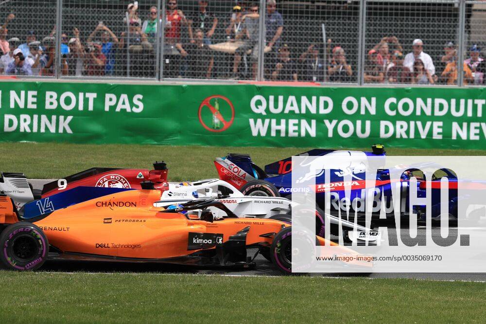 10th June 2018, Circuit Gilles-Villeneuve, Montreal, Canada; Canadian Formula One Grand Prix, race day; McLaren, Fernando Alonso ActionPlus12035542 Octane