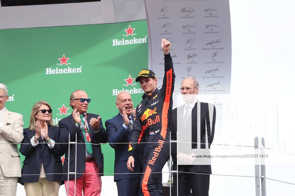 Photo4 LaPresse 10 06 2018 Montreal, Canada Grand Prix Formula One Canada 2018 In the pic: the podium, 3rd place Max Verstappen (NED) Red Bull Racing RB14